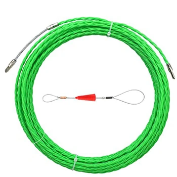  1 комплект Гребец кабел за риболов на лентата 4.5 Mm Гребец на електрически кабел за домашни ЛЮБИМЦИ 10 М 33 фута Зелен Полиестер