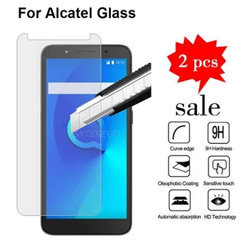  2 елемента Защитно Фолио За Телефон Alcatel 1X 5008Y Протектор на Екрана От Закалено Стъкло За Alcatel 1V 1S 1C 3X 2019 5024D 5003D Glass