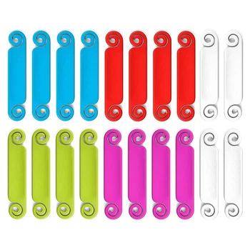  20 Броя Кабелни етикети Етикети за управление на кабели Многоцветни Етикети за кабели Идентификационните етикети на кабел за USB на компютъра, Зарядното устройство на телефона