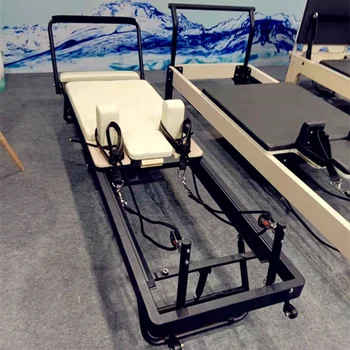  2021 желязо Pilates Reformer богат на функции балансирана Тренажерная легло за цялото тяло Studio за домашна употреба