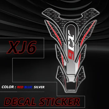  2024 Стикер на накладку на резервоара на мотоциклета xj6 3D Декоративна защитен стикер от риба кост за Yamaha XJ6 XJ6N