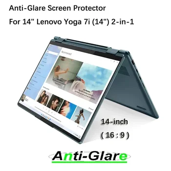  2X Защитно фолио за екрана е Ultra Clear/с антирефлексно покритие/защита от син на радиация за Lenovo Yoga 7i (14 