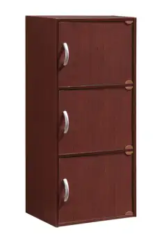  3-шкаф Hodedah с кафява кутия за писма