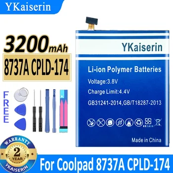  3200 ма YKaiserin Батерия 8737A CPLD174 CPLD 174 за Батерии на мобилни телефони Coolpad 8737 A CPLD-174