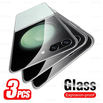  3шт Делото Протектор на Екрана е Закалено Стъкло За Samsung Galaxy Z Flip5 5G сега вход ZFlip 5 Flip 5 ZFlip5 2023 Защитно Фолио