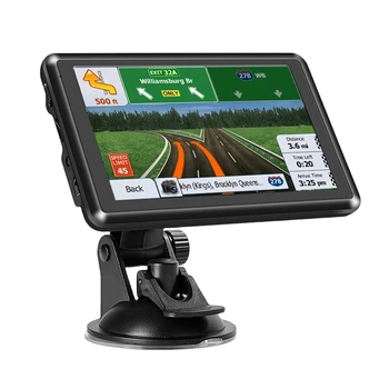  5-Инчов Автомобилен GPS Навигатор HD Сензорен Екран Sat Nav 256 MB + 8G Преносим Навигатор Mini USB TF EU AU Карта на Северна Америка Аларма За Превишаване на скоростта
