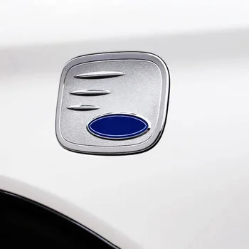  ABS Хромирана капачка на резервоара за кола-стайлинг довършителни маслен резервоар защитна капачка за Ford Explorer U625 2020 2021 2022 2023 2024