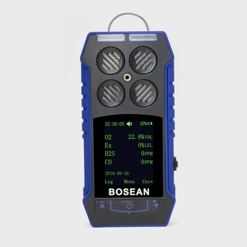  Bosean detector de gas analyzer ATEX Сертифициран Преносим мультигазовый детектор за CO, O2, H2S, LEL, CH4