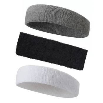  G92F Sweatbands Превръзка на главата/ гривна за мъже и жени, впитывающий влагата спортен памук