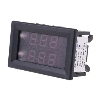  Led дигитален термометър с двоен дисплей за резервоара за аквариум/риба за совалка Ta