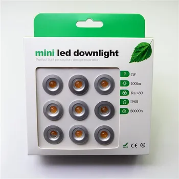  Led тавана хирургична лампа Mini 1W led downlight 12VDC 60D Mini led лампа бял или топъл бял цвят Битови осветителни тела