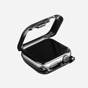  Magnetic устойчив на удари калъф за Apple Watch Метален корпус Алуминиев метална броня Apple Watch