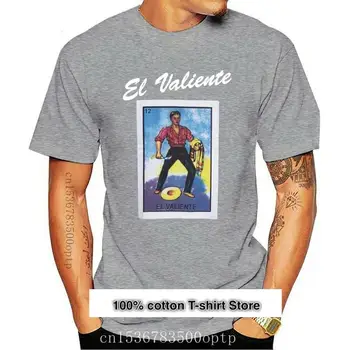  Ropa de El Valiente loterias ал hombre, camisetas de sorteo, camisetas mexicana (MxTs309)