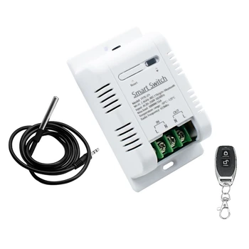  Sasha Wifi Smart Интелигентен превключвател за мониторинг на Превключвател за контрол на температурата 16A 3000 W