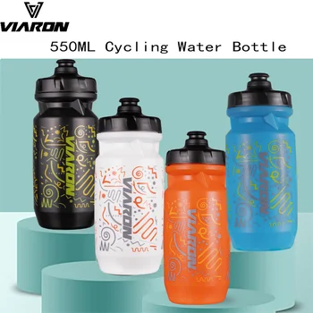  VIARON 550 МЛ Бутилка за вода за шоссейного колоезденето, Запечатан Държач за велосипед, Пиенето на МТБ, Спортна пылезащитная чаша за планински велосипед, Преносима