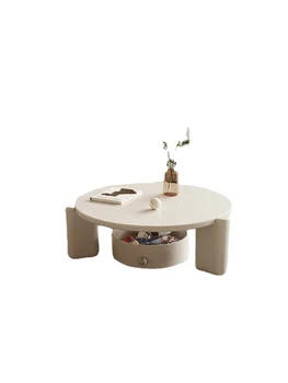  ГГ Чай масичка В хола, Малък апартамент, Лесно лукс и лекота, модерен кръгла маса