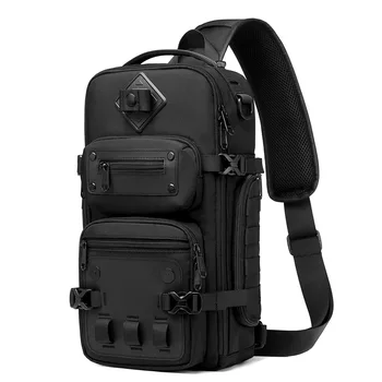  Градинска чанта през рамо с голям капацитет, водоустойчив Многофункционална спортна чанта през рамо с отделения за удобно съхранение