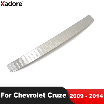  За Chevrolet Chevy Cruze Седан 2009-2014 Покритие На Задната Броня На Багажника От Неръждаема Стомана Тампон На Прага На Задната Врата На Аксесоари За Автомобили
