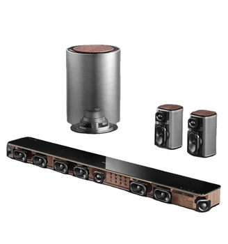  Звукова лента на система за домашно кино Aiue Добър звук Колона за умна къща с безжичен караоке DTS Audio Bluetooth говорител