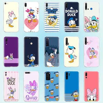  Калъф sh-33 Donald Duck & Daisy за iPhone 5 5S SE 6 6S 7 8 Mini 12 11 Pro XR Max с прозрачен капак