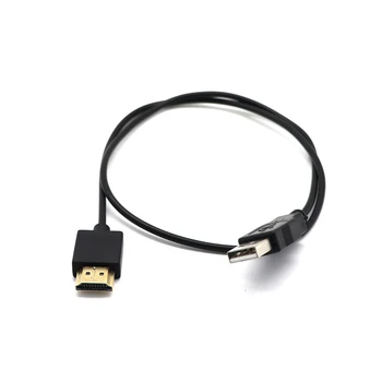  Конектор HDMI 1.4-USB 2.0, жак адаптер, кабел за зарядно устройство-конвертор