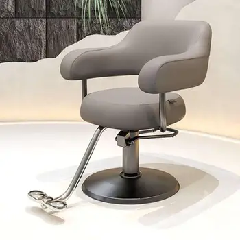  Луксозно коса стол за стилист, столове за фризьорски салон, Изключително качество на седлото за подстригване на коса, Козметика, мебели за салон за красота Cadeiras