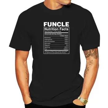  Мъжки t-shirt Funcle С Факти храна, Забавна Тениска Funcle, Топ Camisa, Тениски За Мъже, Памучни Блузи, Ризи В Стил Хип-Хоп