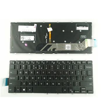  Новата клавиатура за лаптоп с подсветка на английски език за Dell Inspiron 15 5568 7569 7579 7378 7368 2- в комплект-1 13-5000 5368 5378 с подсветка