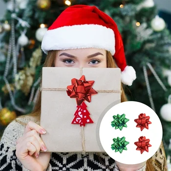  Подарък съответствие Коледна опаковъчна хартия, украсена звездните цветове Цветни съответствие Украса за Коледното подарък опаковки Лепкав Цветен декор
