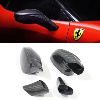  Покриване на страничните огледала за обратно виждане за Ferrari F458, изменено корпус огледала от настоящето въглеродни влакна, външен стил обратна замяна