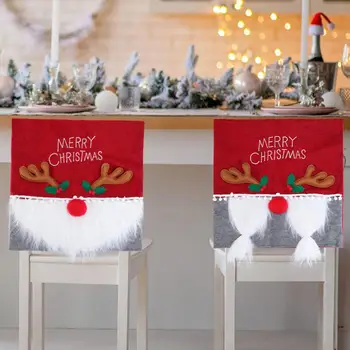  Полезен Калъф За стол ще Увеличи Атмосфера Защитен Коледните своята практика За Стол С Празничен Модел на Коледен Елф своята практика За Стол