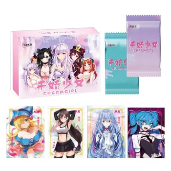  Продажба на едро Подбрани карти Goddess Story Charm Момиче Booster Box Бикини Редки Търговски Карти за аниме момичета