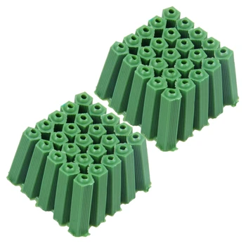  Промоция! 1000 Броя Зелени Каменни Винтове За Закрепване на Стена Анкерных Заглушек 6 мм X 27 мм