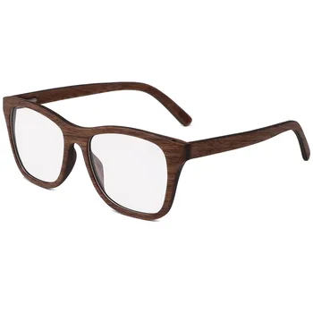  Рамки за очила от орехово дърво BerWer За мъже и жени, Дървени оптични очила, Рамки за очила