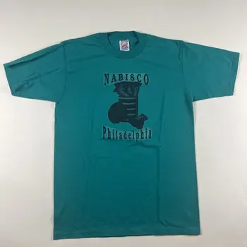  Реколта риза Nabisco Oreos M Philadelphia с дълъг ръкав