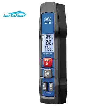  СЕМ iLDM-30 98 фута/30 метра Лазерен далекомер под формата на писалка, с подкрепата на приложения Bluetooth 4.0 във формата на писалка