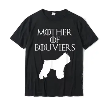  Сладката бяла тениска Mother Of Bouviers Des Flandres E010592 често срещаните мъжки тениски, уникални тениски от памук Cool