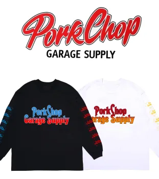 Тениска за мъже с Графични Дълги Ръкави Porkchop Garage Pig Памучни Дрехи Chopper, тениски, Ежедневни Мотоциклетни Черни тениски за жени