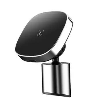  Титуляр отдушник Телефон Завъртане на 360 Градуса Безжичен Зареждане Кола Телефона отдушник За Монтиране на Електрически Дизайн Безжично Зареждане на Притежателя