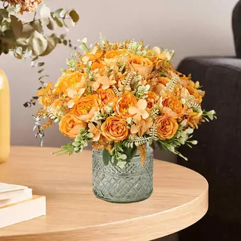  Трайни изкуствени растения Елегантни изкуствени цветя-божур и за домашен декор на сватбени партита Реалистична изкуствена договореност