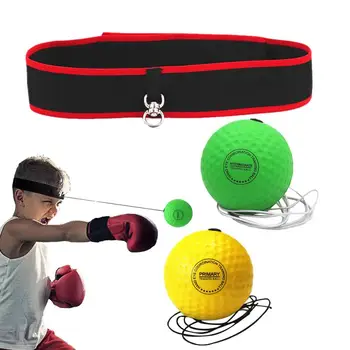  Тренировъчен топката за бокс, детска, светът бокс превръзка на главата, рефлекторните топките за тренировка на визуално-моторна координация, боксови топки за спални, всекидневна